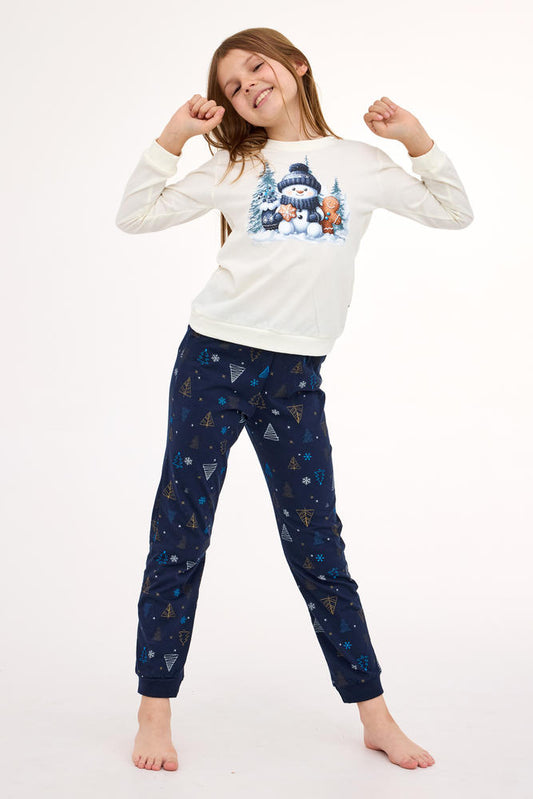 CORNETTE PIŻAMA GIRL YOUNG DR 978/189 SNOWY DAY