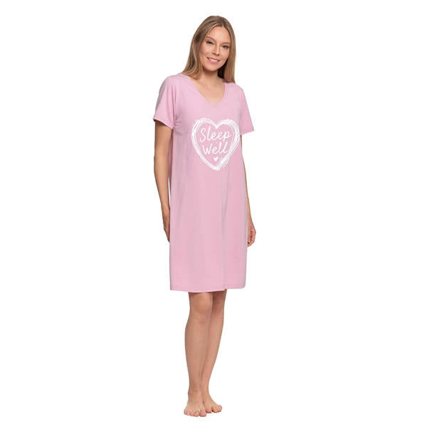 MORAJ KOSZULA NOCNA DAMSKA KLASYCZNA Z NADRUKIEM PDK3100-022 AW25/26