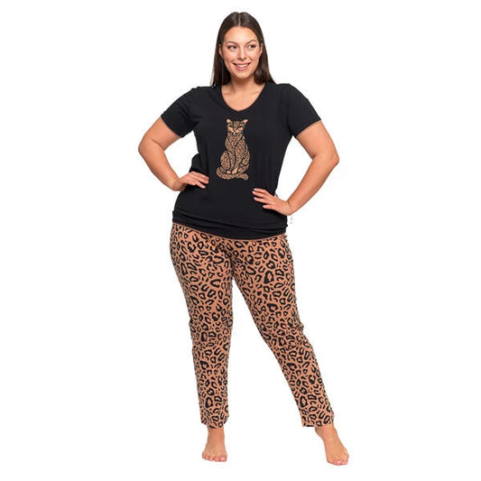 MORAJ PIŻAMA NOCNA DAMSKA PLUS SIZE PDD5300-011 - AW2024/25