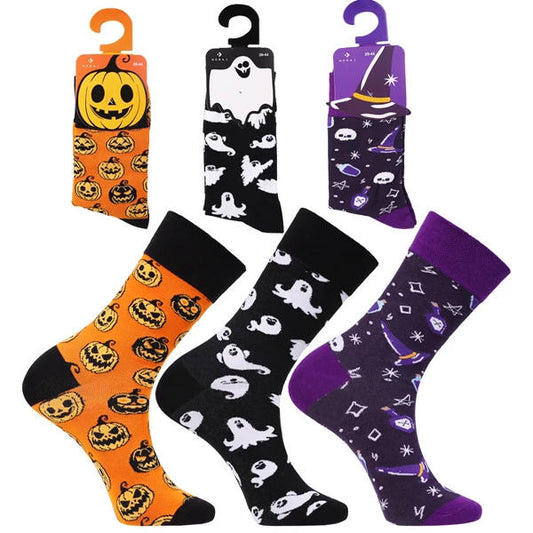 MORAJ SKARPETY MĘSKIE DŁUGIE Z MOTYWEM HALLOWEENOWYM 2025