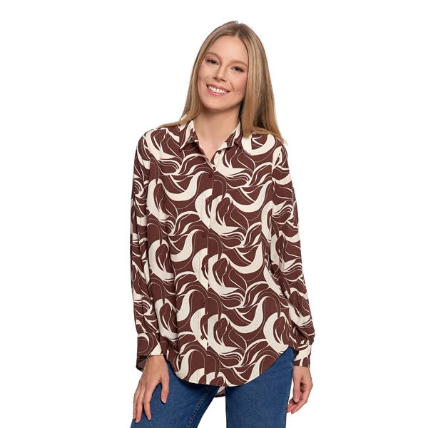 MORAJ KOSZULA DAMSKA OVERSIZE Z WYDŁUŻONYM TYŁEM OKD3500-002