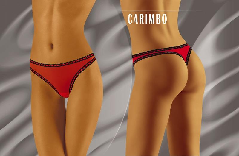 WOLBAR TIULOWE STRINGI W CZERWONE PASECZKI – CARIMBO
