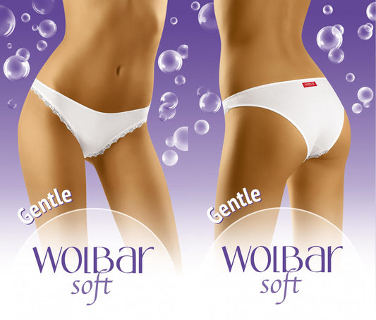 WOLBAR BIODRÓWKI, BAWEŁNA, WYKOŃCZONE KORONKĄ – GENTLE SOFT