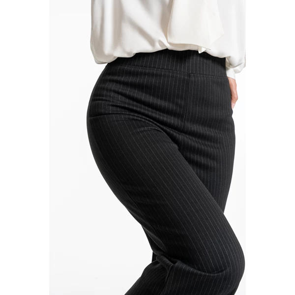 MORAJ SPODNIE DAMSKIE KLASYCZNE Z WYSOKIM STANEM I PROSTĄ NOGAWKĄ OSD2900-007