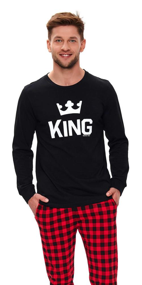 DOCTOR-NAP PIŻAMA MĘSKA, DŁUGI RĘKAW KING PMB.9761 - AW2020