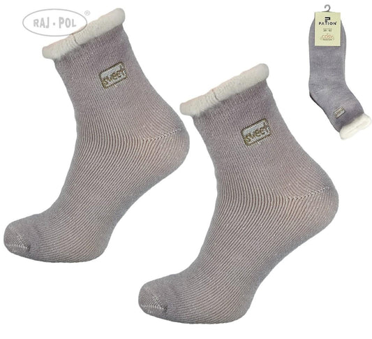 RAJ-POL SKARPETA COSY FROTKA HAFT NIEBIESKIE 736188, 736195