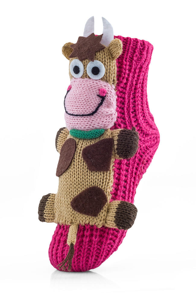 MONA SKARPETY KIDS HOMELINE ANIMALS KHA - SKARPETKI DZIECIĘCE Z ABS