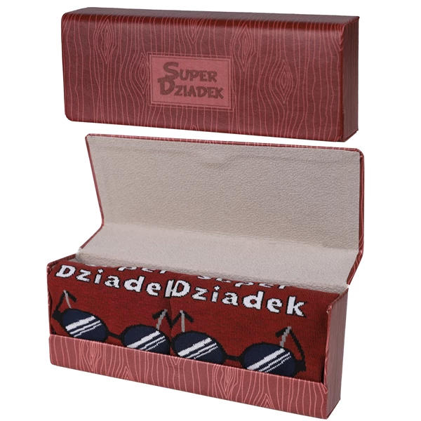 MORAJ SKARPETKI MĘSKIE SUPER DZIADEK W OPAKOWANIU PREZENTOWYM CSLD600-001
