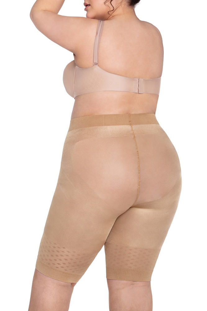 MONA QUEEN SIZE SZORTY MID-WAISTED SMOOTHWEAR