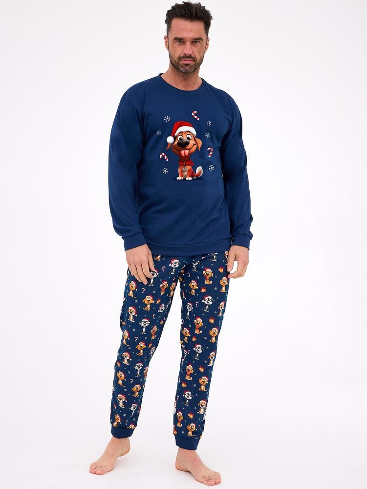 PIŻAMA CORNETTE 115/294 DOG 2 CHRISTMAS DŁ/RĘKAW