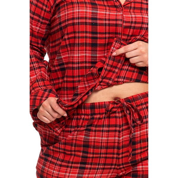 MORAJ PIŻAMA DAMSKA FLANELOWA PLUS SIZE PDD7200-002 - AW2024/25