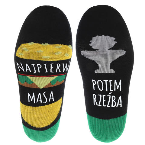 MORAJ SKARPETKI MĘSKIE ŚMIESZNE Z NAPISAMI CSM400-105