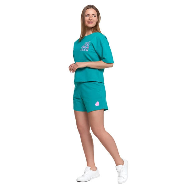 MORAJ T-SHIRT DAMSKI O LUŹNYM KROJU Z NAPISAMI BD2400-013