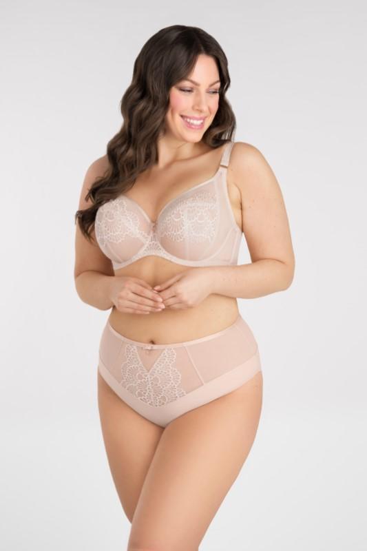 GORSENIA K855 BIUSTONOSZ MIĘKKI BIG JUST BEIGE