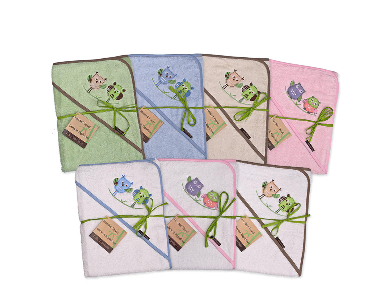DUETBABY OKRYCIE KĄPIELOWE BAMBOO HAFT FROTE