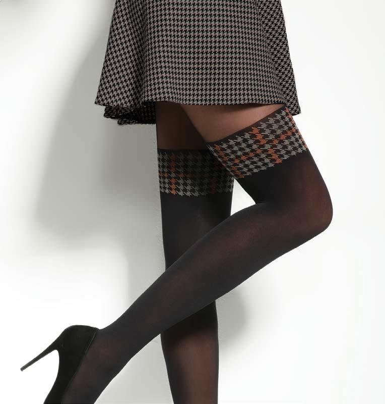 GATTA GIRL-UP - RAJSTOPY DAMSKIE WZORZYSTE 40 DEN 000.584 - AW2021