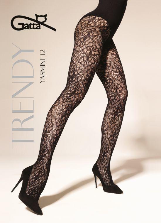 GATTA YASMINE - RAJSTOPY DAMSKIE FISHNET 000797_12 - AW26
