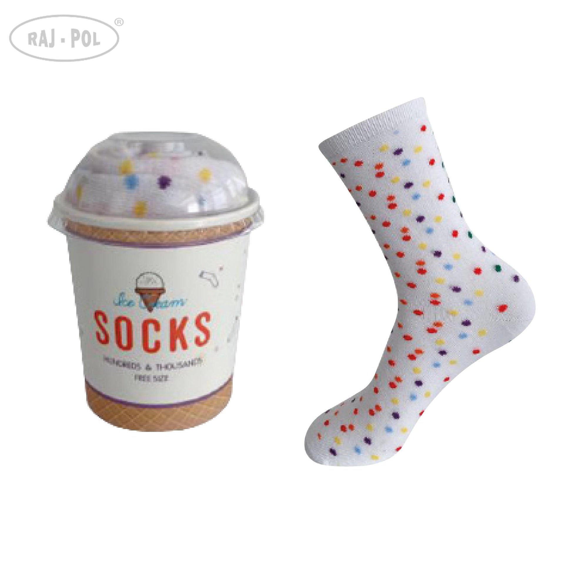 RAJ-POL SKARPETY KOLOROWE LODY ART.715695