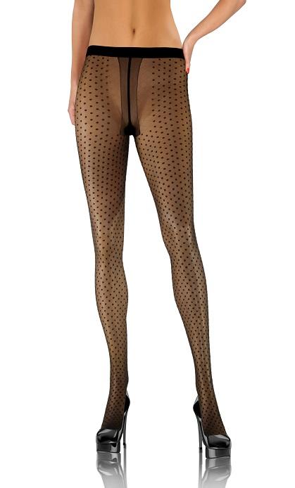 SESTO-SENSO RAJSTOPY W KROPKI FASHION F09 20 DEN