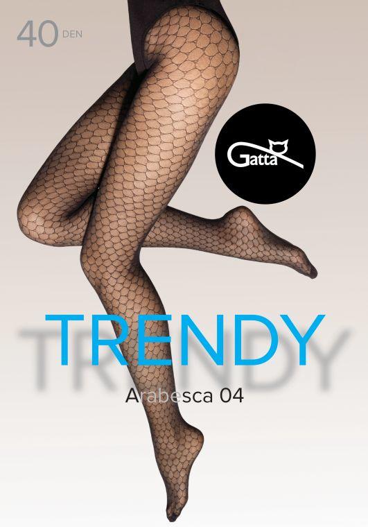 GATTA ARABESCA 03, 04 - RAJSTOPY DAMSKIE WZORZYSTE 40 DEN - 000.91V - TRENDY 24/25