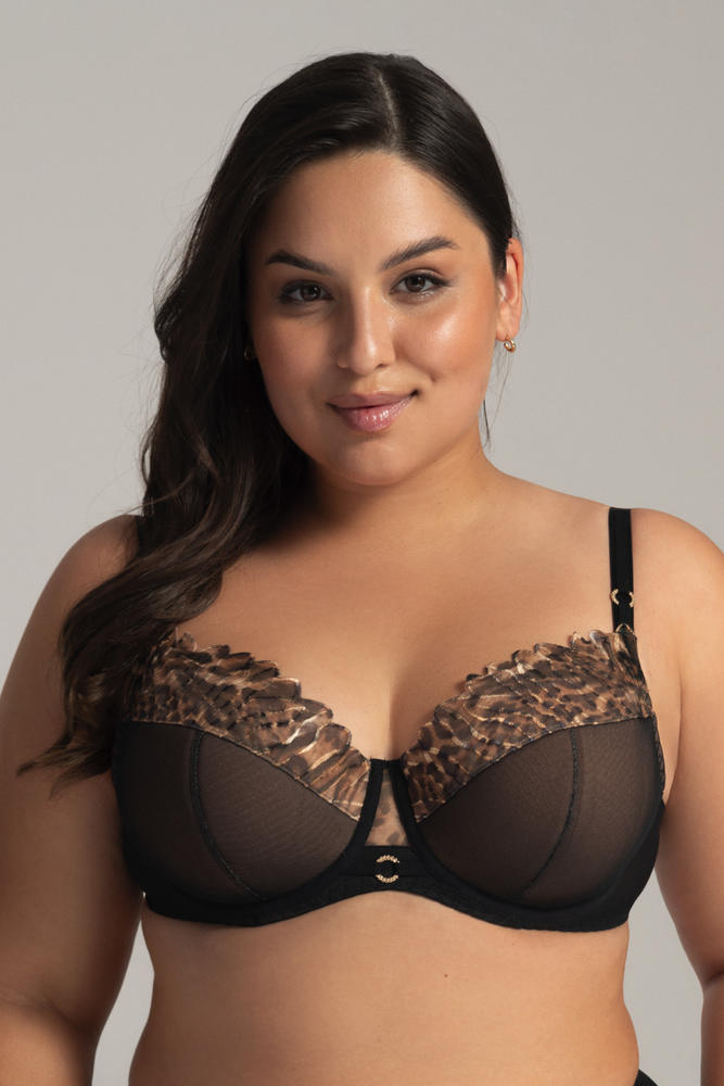 AVA BIUSTONOSZ PÓŁUSZTYWNIANY AV 2143 CLASSY BLACK MAXI