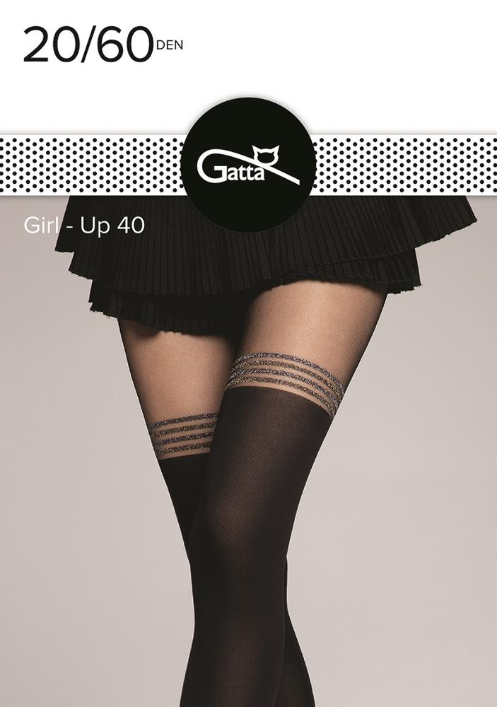 GATTA GIRL-UP - RAJSTOPY DAMSKIE WZORZYSTE 40 DEN 000.584 - AW2021