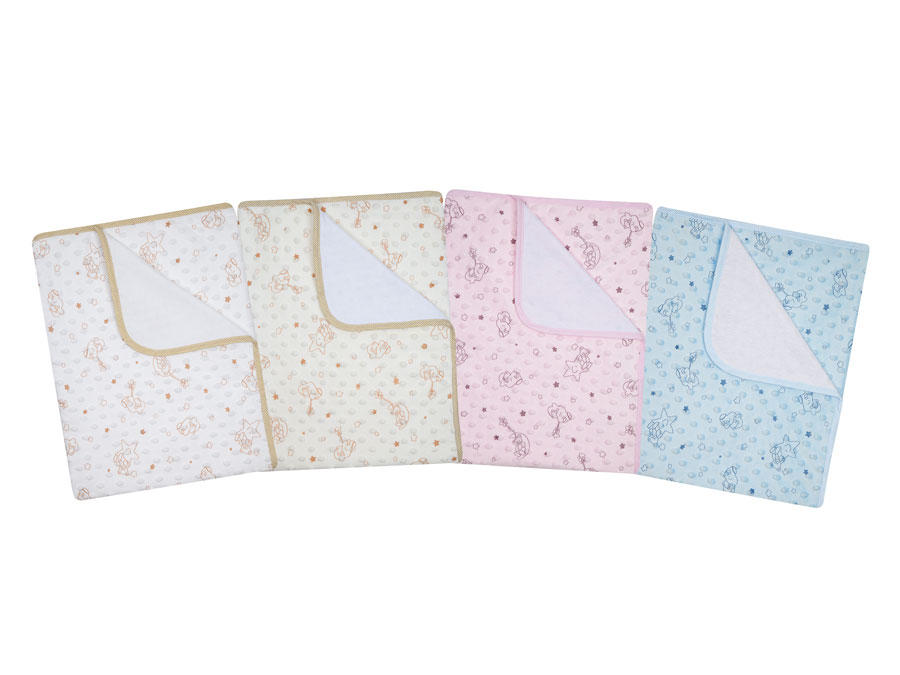 DUETBABY KOCYK PODWÓJNY MINKY DRUK + BAWEŁNA KOD 646