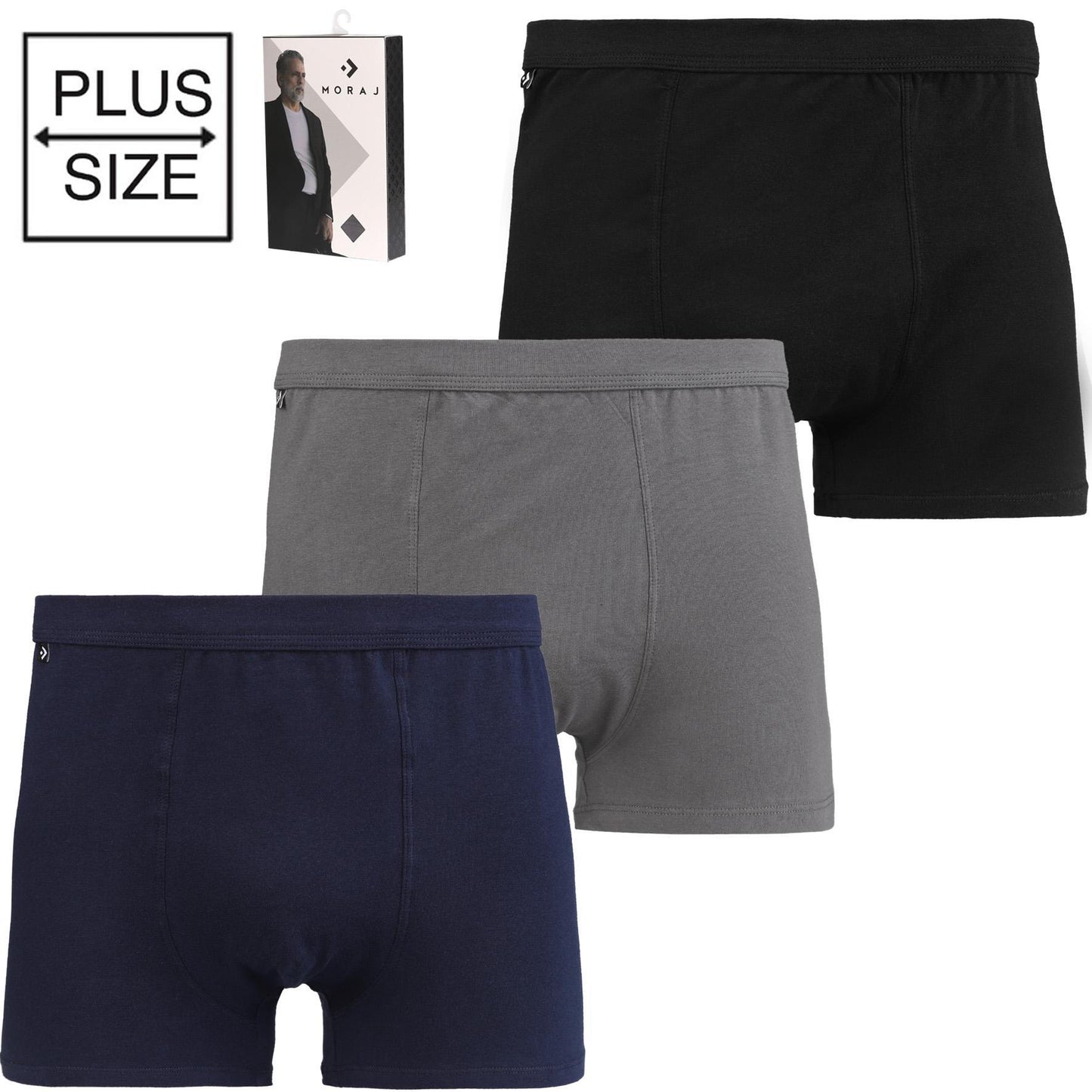 MORAJ BOKSERKI MĘSKIE PLUS SIZE MBX800-020