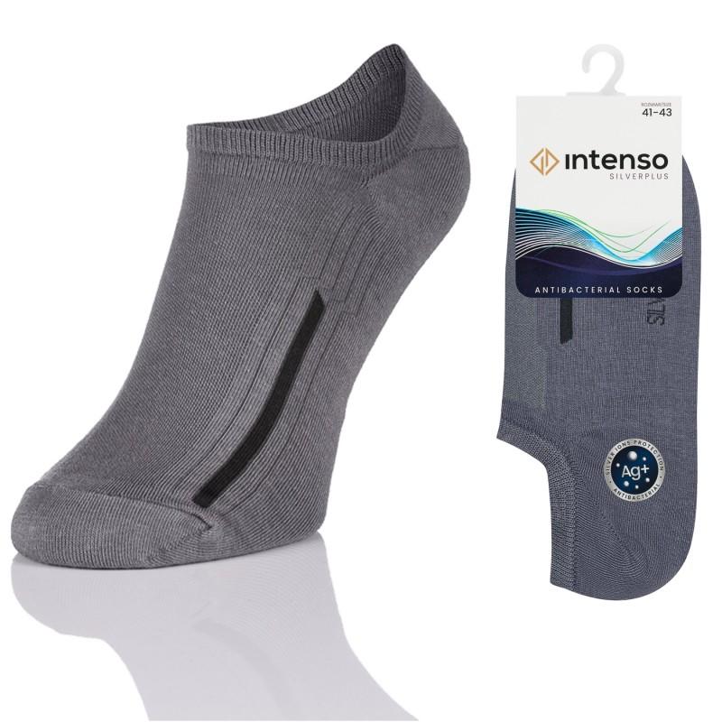 MICRO STOPKI ANTYBAKTERYJNE MĘSKIE INTENSO SILVERPLUS ART.0785