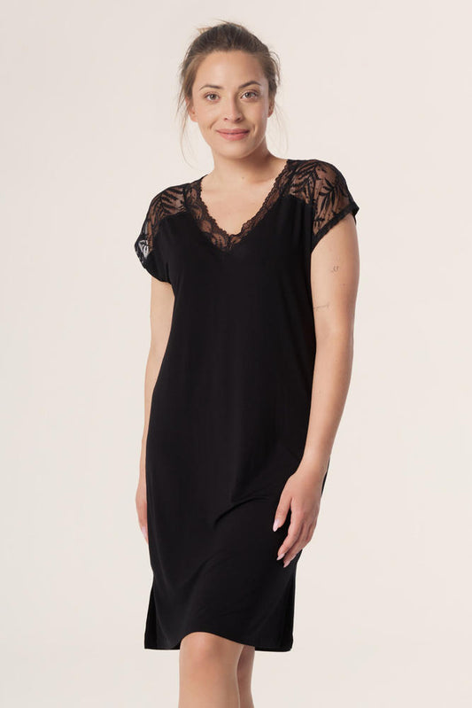 MEFEMI-NIPPLEX KOSZULKA NOCNA PETRA KRÓTKI RĘKAW KB59