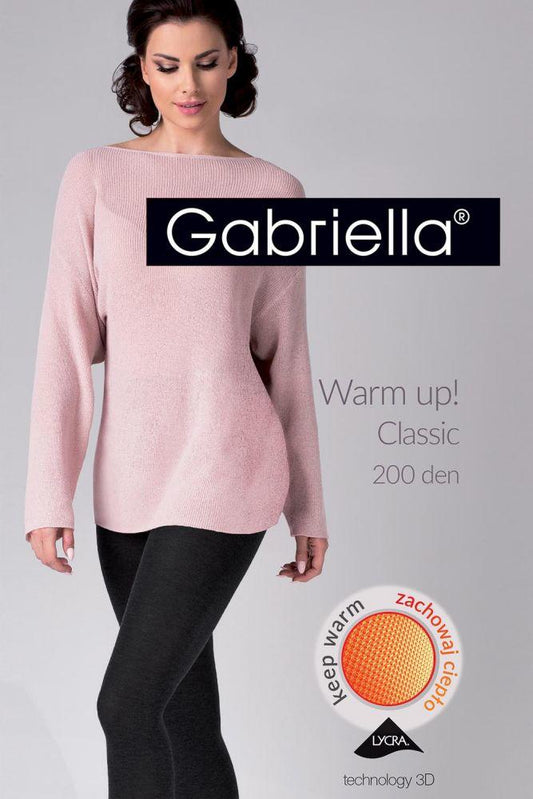 GABRIELLA RAJSTOPY DAMSKIE WARM UP! CLASSIC 200 DEN CODE 409