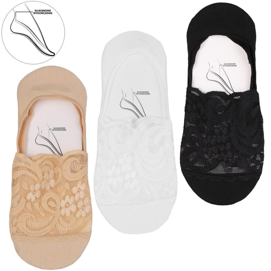 MORAJ STOPKI DAMSKIE KORONKOWE CDB300-009