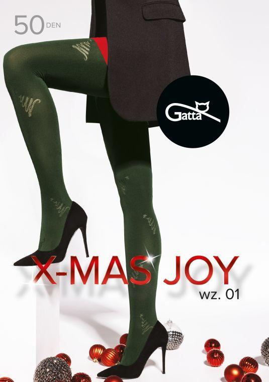 GATTA X-MAS JOY - RAJSTOPY WZORZYSTE 50 DE - 000.71Y