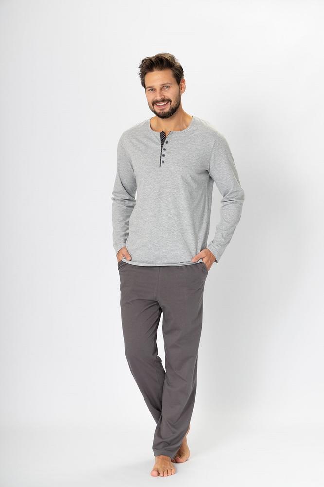 M-MAX PIŻAMA MĘSKA ANATOL 503/1 503/2 - KOLEKCJA HOTBERG 2023