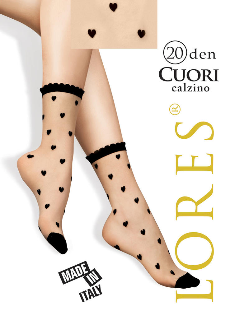 LORES SKARPETKI CUORI 20 DEN