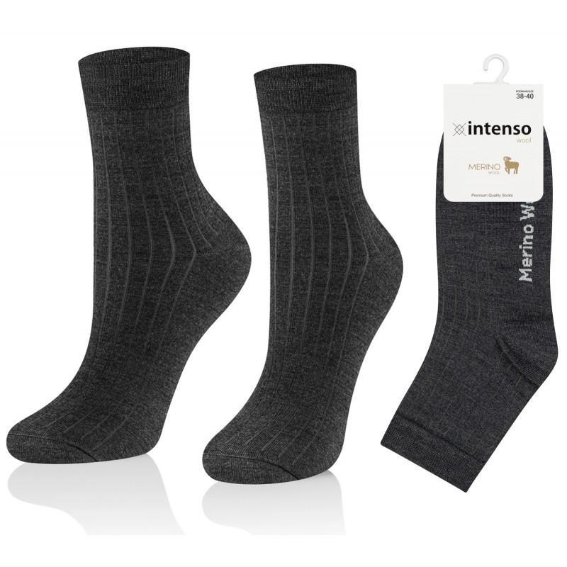 INTENSO SKARPETKI WEŁNIANE DAMSKIE WEŁNY MERINO ART. 0648