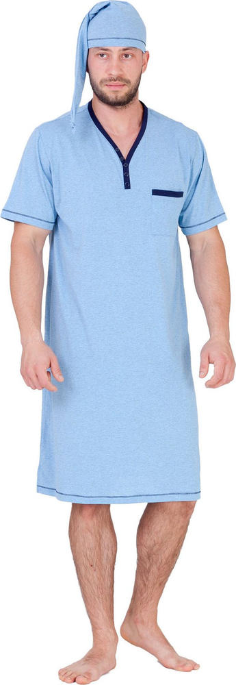 M-MAX KOSZULA MĘSKA KRÓTKI RĘKAW BONIFACY 357 - KOLEKCJA HOTBERG 2023