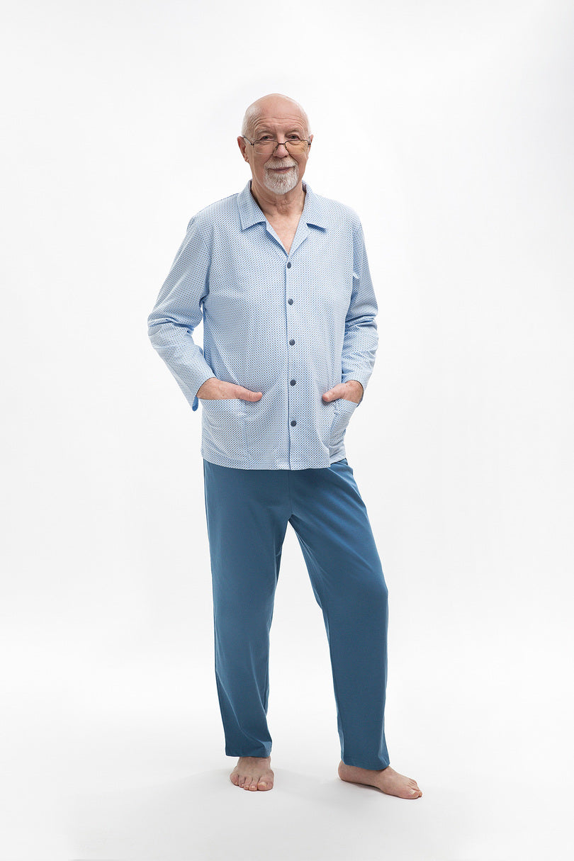 PIŻAMA ROZPINANA ANTONI II 403 BIG 3XL-4XL