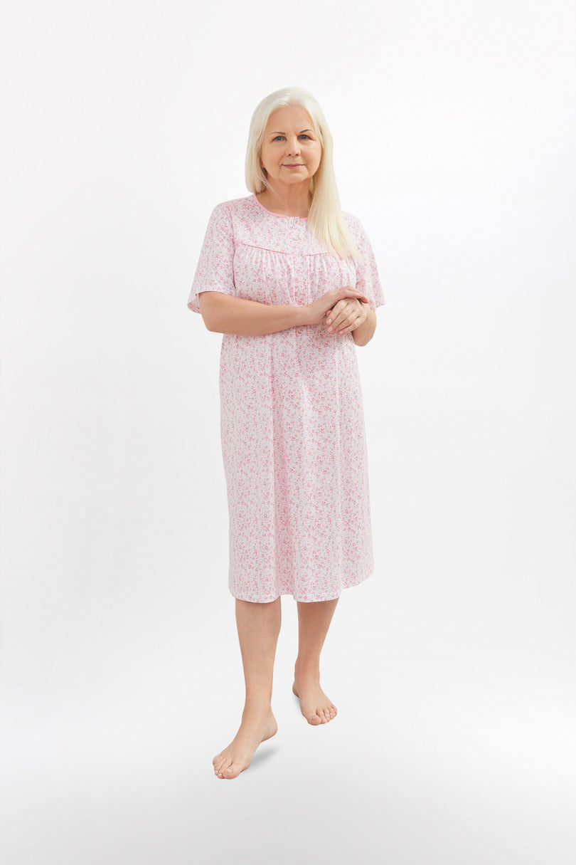 KOSZULA NOCNA DAMSKA BOGNA I 203 BIG 3XL-4XL KR/RĘKAW