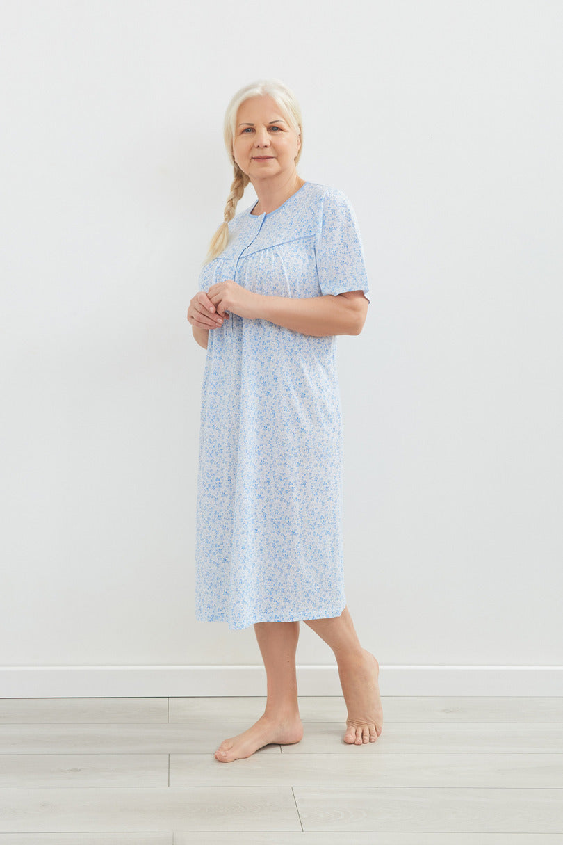 KOSZULA NOCNA DAMSKA BOGNA I 203 BIG 3XL-4XL KR/RĘKAW