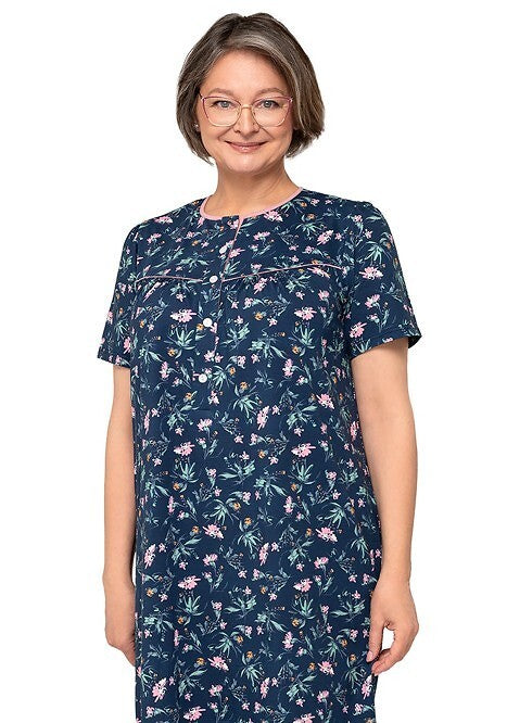KOSZULA NOCNA DAMSKA BOGNA I 203 M-XXL KR/RĘKAW