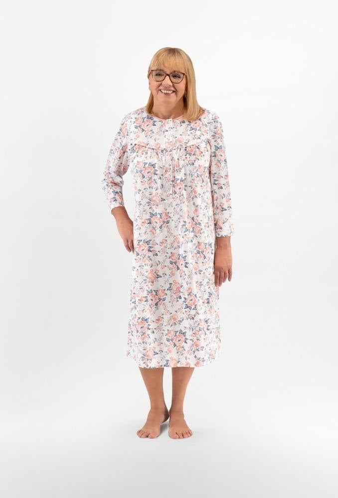 KOSZULA NOCNA DAMSKA BOGNA II 204 3XL-4XL DŁ/RĘKAW