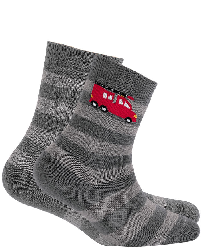KIDDY - Skarpety wzorzyste bawełniane frotte 2-6 lat