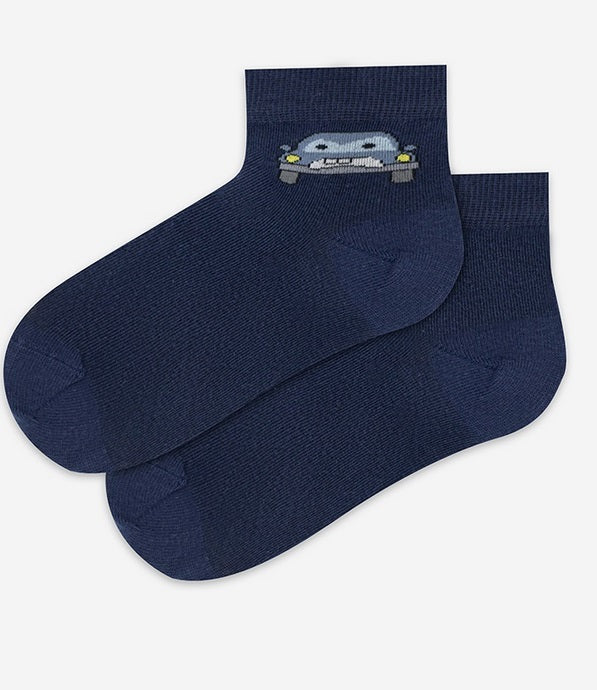 KIDDY - SKARPETKI CIENKIE KOLOR CHŁOPIĘCE 2-6 LAT - G24.N59 - 224.N59