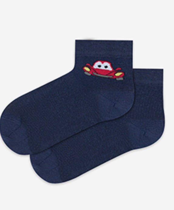 KIDDY - SKARPETKI CIENKIE KOLOR CHŁOPIĘCE 2-6 LAT - G24.N59 - 224.N59