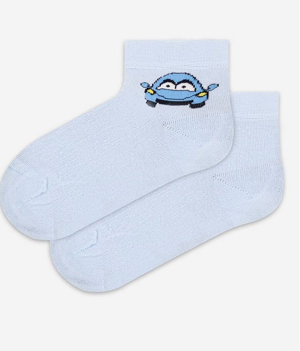 KIDDY - SKARPETKI CIENKIE KOLOR CHŁOPIĘCE 2-6 LAT - G24.N59 - 224.N59