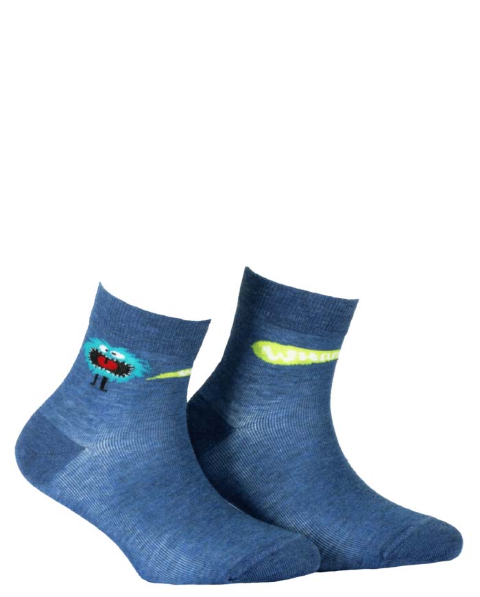 KIDDY - SKARPETKI CIENKIE KOLOR CHŁOPIĘCE 2-6 LAT - G24.N59 - 224.N59