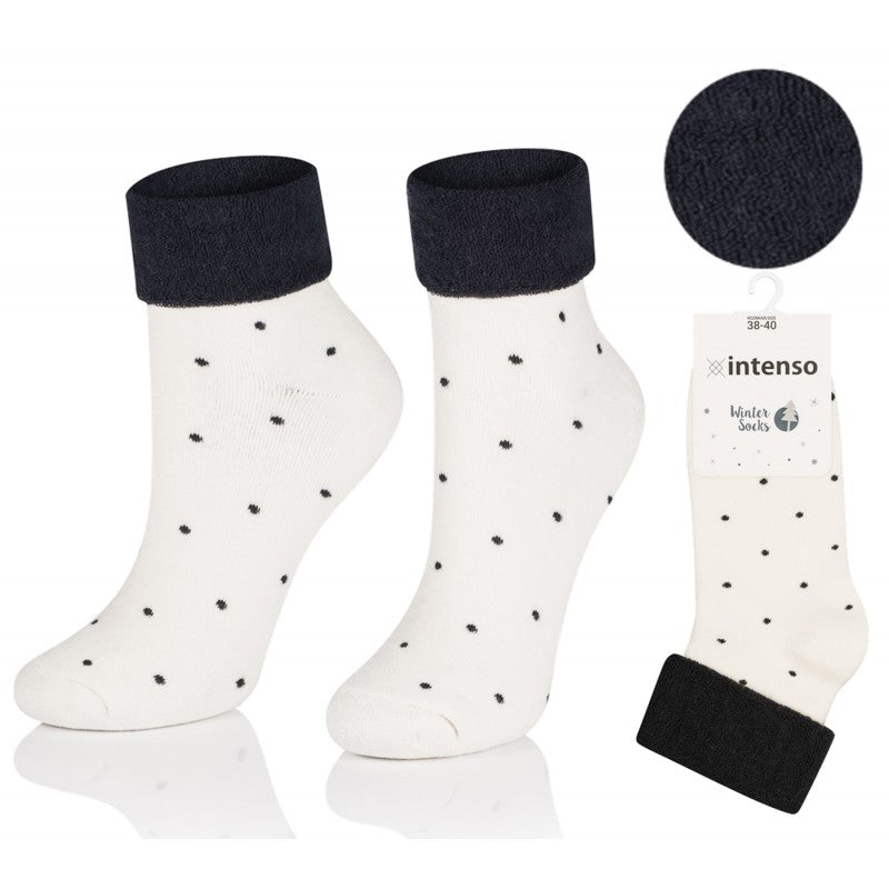 SKARPETKI BEZUCISKOWE DAMSKIE FROTTE WINTER ART. 0457 (Stary Symbol 1320)