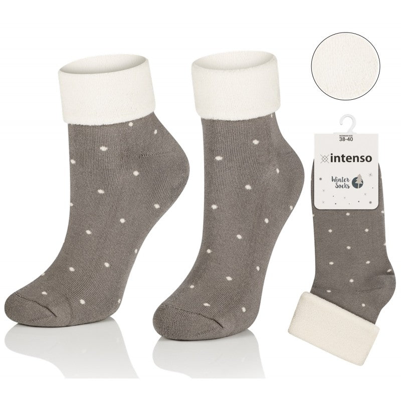 SKARPETKI BEZUCISKOWE DAMSKIE FROTTE WINTER ART. 0457 (Stary Symbol 1320)