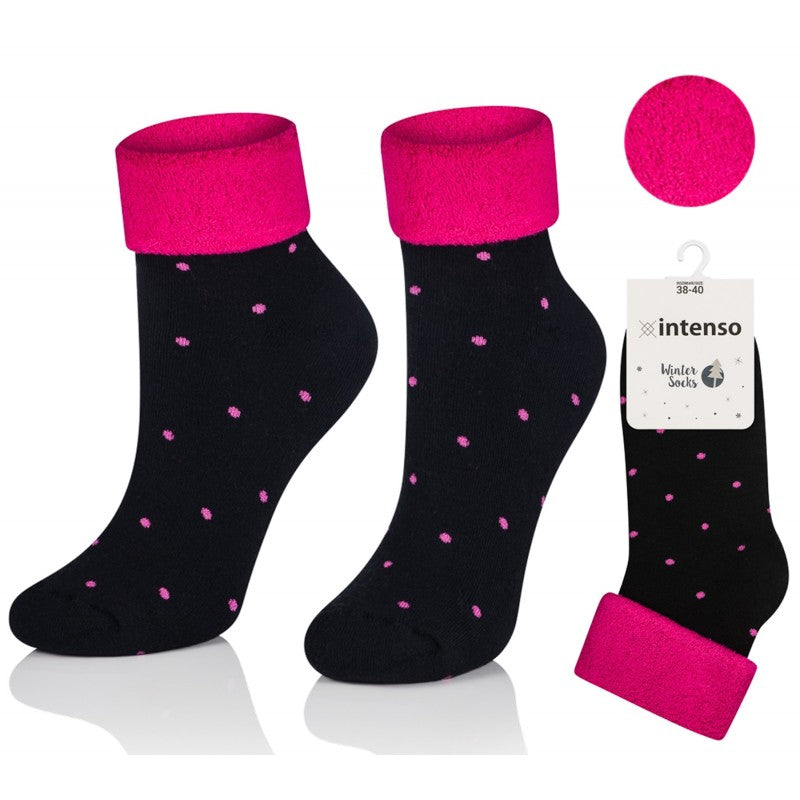 SKARPETKI BEZUCISKOWE DAMSKIE FROTTE WINTER ART. 0457 (Stary Symbol 1320)
